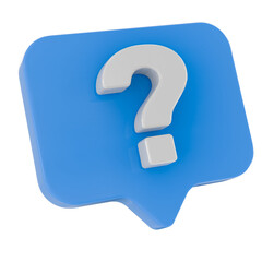 Question Mark icon 3d