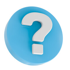 Question Mark icon 3d