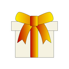 gift box present icon vector illustration design graphic flat style 