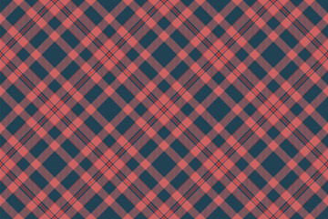 Vector plaid texture of fabric pattern check with a seamless textile tartan background.