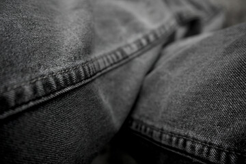 texture stitched jeans pants background 