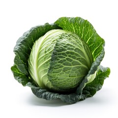 Cabbage isolated on white background
