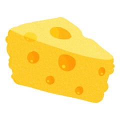 Food Ingredient Cheese Decorative Hand Drawn Illustration Elements