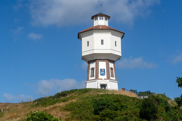 Fototapeta na wymiar Wasserturm auf der Insel Langeoog