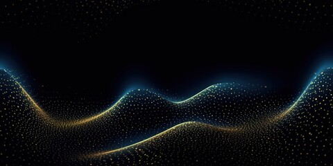 Visualization of sound waves. Abstract futuristic background with colorful glowing neon moving high speed wave lines and bokeh lights. Data transfer concept. Fantastic wallpaper. Generative AI