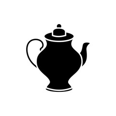 Teapot icon vector. Kettle illustration sign. Tea symbol. Teakettle logo. Hot drink mark.