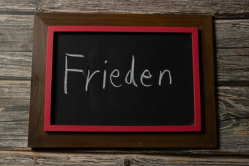Tafel Frieden