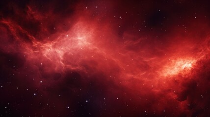 Obraz premium Red and Black Gradient Abstract Galaxy Background Texture. Generative AI illustration.