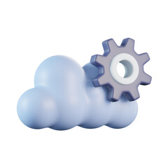 Cloud Management 3D Icon