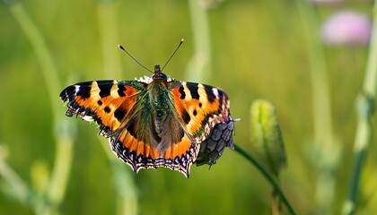 butterfly on the grass