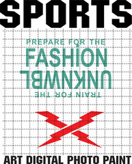 sports print pattern