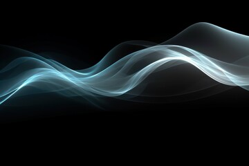 Visualization of sound waves. Abstract futuristic background with colorful glowing neon moving high speed wave lines and bokeh lights. Data transfer concept. Fantastic wallpaper. Generative AI