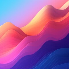 Visualization of sound waves. Abstract futuristic background with colorful glowing neon moving high speed wave lines and bokeh lights. Data transfer concept. Fantastic wallpaper. Generative AI