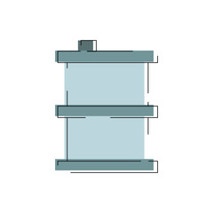 ecology. nature. protection of nature. trees. water. petrol. pack. biodegradable items. preserve nature. environment protection. clean water. car. refueling. gas. EPS 10. on a white background. doodle