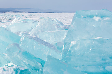 Hummocks on Lake Baikal