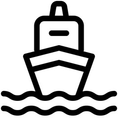 Fototapeta premium ship icon