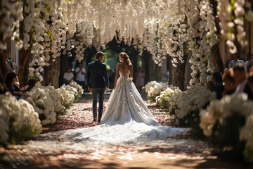 Wedding Couple. Generative Ai