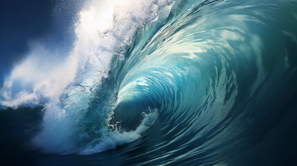 Waves, Surfing, tunnel - Powered by Adobe