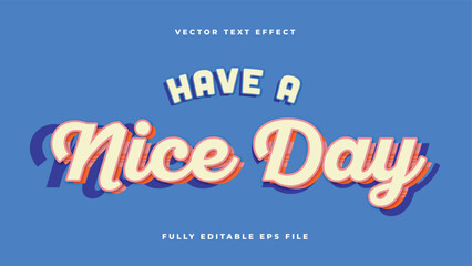Nice Friendly Vector Text Effect