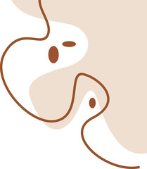 Abstract Boho Corner Vector