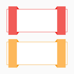 2 options infographics vector template