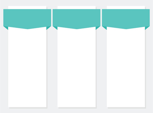 3 options infographics vector web template