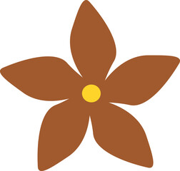 flower illustration. colored flower clusters