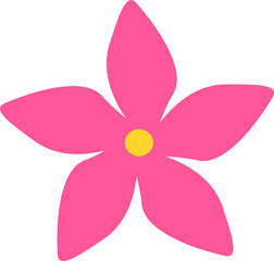 flower illustration. colored flower clusters