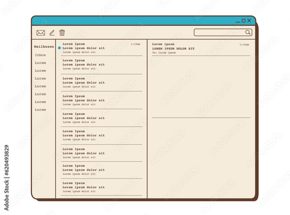 Poster vector retro chat windows with speech bubbles and user icon. nostalgic ui. retro vaporwave computer 