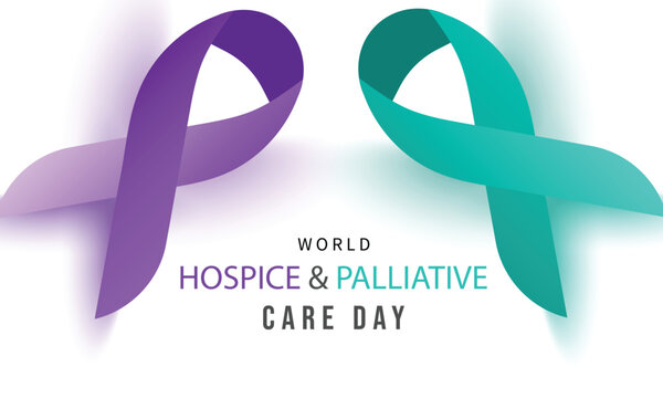 Hospice and palliative care day. background, banner, card, poster, template. Vector illustration