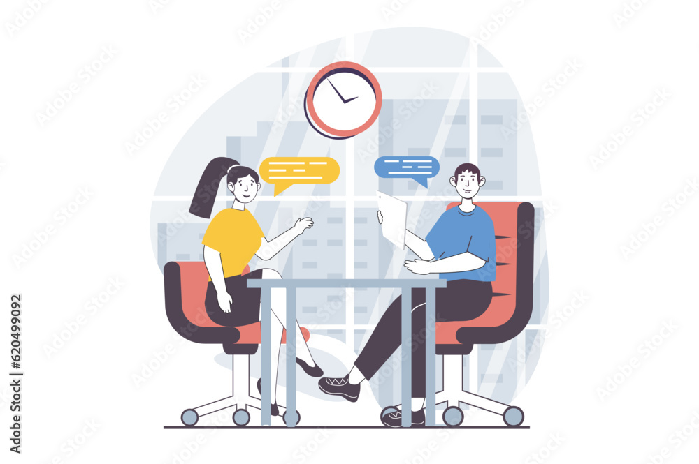 Poster E-payment concept with people scene in flat design for web. Man sending money from banking app to credit card with secure transfer. Vector illustration for social media banner, marketing material.