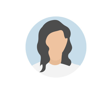 Person placeholder woman icon. Business Woman, Characters for social media and networking, user profile, website and app design and development, user profile vector design and illustration.
