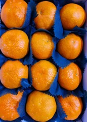 Fresh Korean tangerines from Jeju subtropical island - Korean fruit