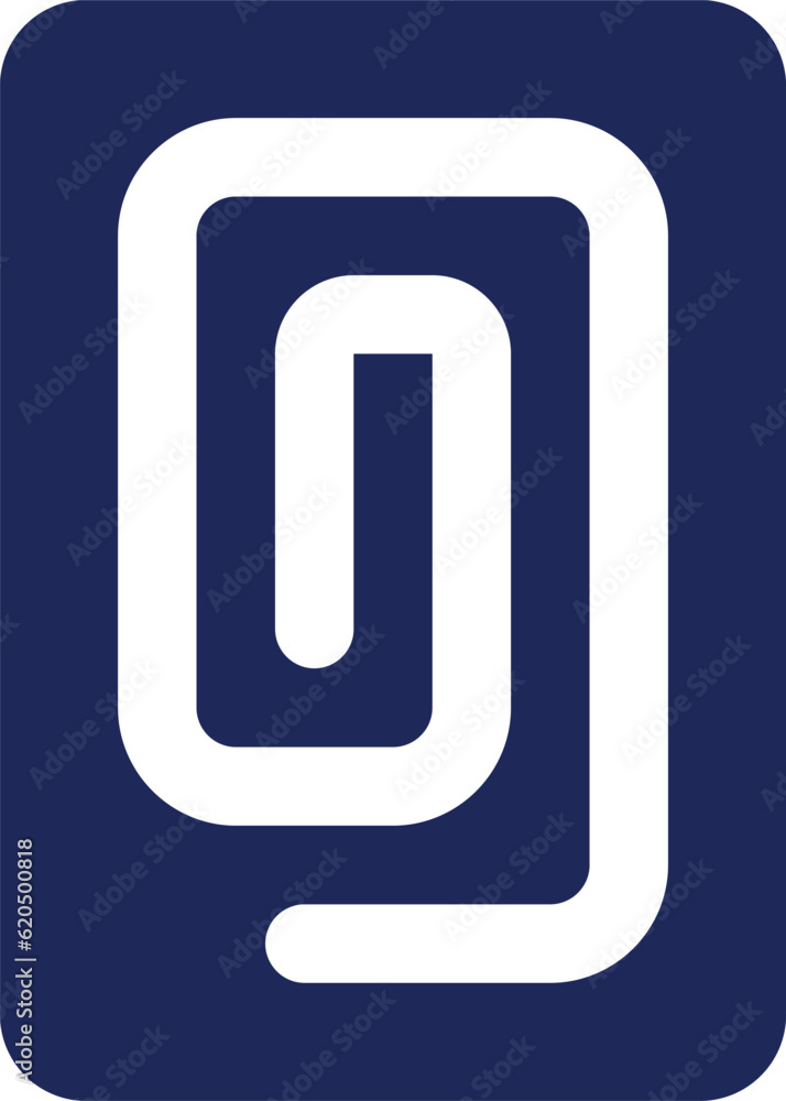 Poster paperclip black glyph ui icon. attach document and file. send email. user interface design. silhouet