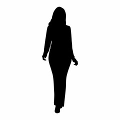 silhouette of a woman