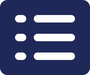 Obraz premium Checklist black glyph ui icon. Multimedia playlist. Website and app navigation. User interface design. Silhouette symbol on white space. Solid pictogram for web, mobile. Isolated vector illustration