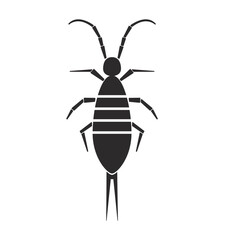 Insect order geometric icon vector illustration