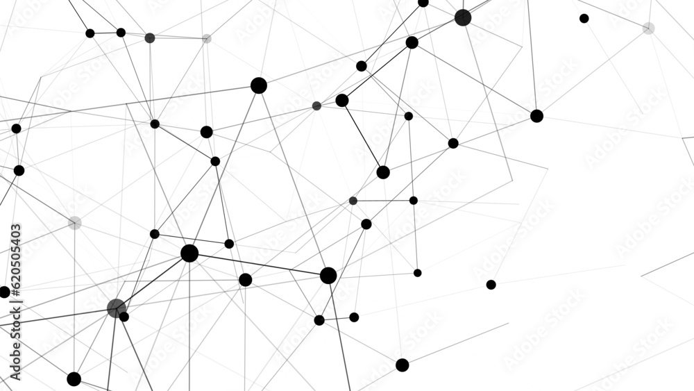 Poster business futuristic backdrop. network connection structure cyberspace with moving particles. abstrac