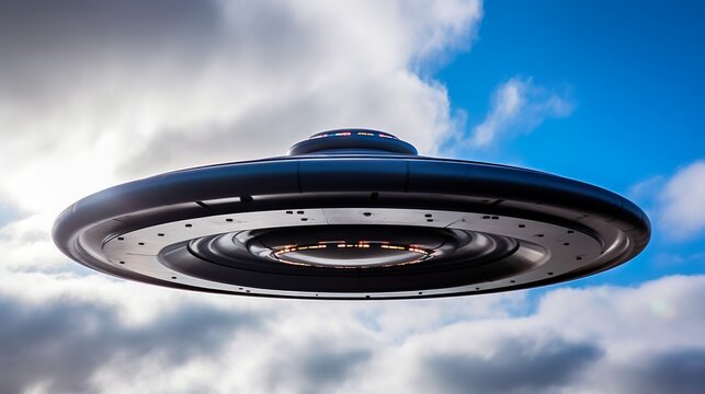 Ufo made with Ai generative technology