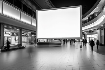 Outdoor billboard mockup