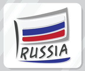 Illustration of Russia Pride Flag Icon
