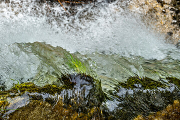 the waterfall seen from above