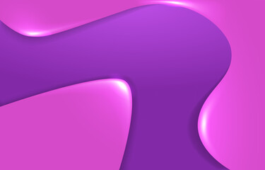 Purple pink abstract wave background template. Background template with an elegant design concept for banner, flayer, etc.