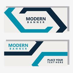 Abstract background geometric banner design vector