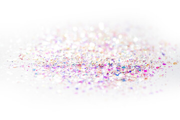 Magical sparkling bokeh background. Winter holidays, christmas celebration or phone wallpaper.