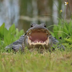 Worlds Ugliest Alligator Gator Orlando Wetlands Weird Frog Face