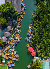 Bay Mau coconut forest, Ho An eco-tourism area, Quang Nam province, Vietnam. Photo taken 17th June,...