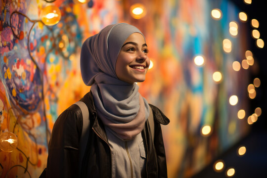 the diverse range of career paths that Muslim girls can pursue, from science and technology to arts and literature, inspiring them to explore their interests and follow their passi Generative AI