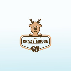 Moose is a coffee roasting company logo