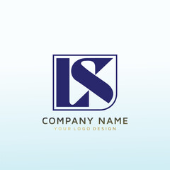 Letter LS vector logo design